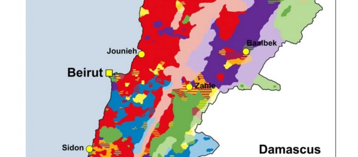 Δείτε σε χάρτη τις θρησκείες στον Λίβανο – Μια κατά το ήμισυ χριστιανική χώρα